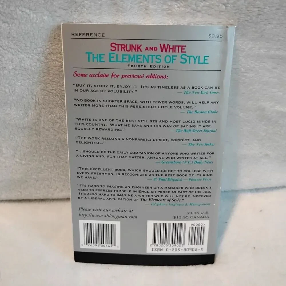 The Elements of Style paperback